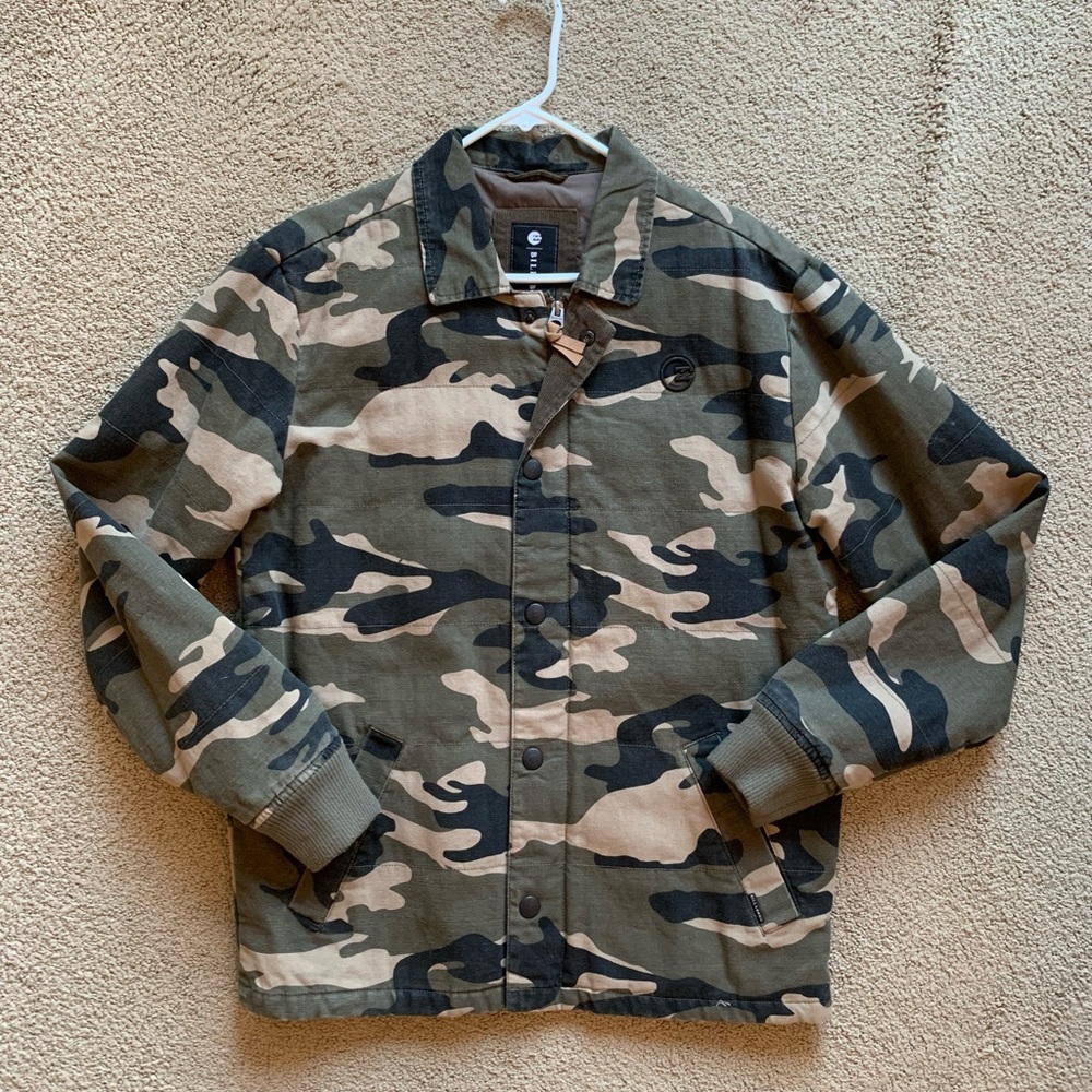 Billabong Quilted Camoflage Jacket